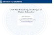 Cost Benchmarking Challenges in Higher Education