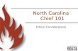 Chief 101 PPT Ethics - NCDOI