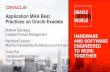 Application MAA Best Practices on Oracle Exadata