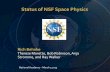 Status of NSF Space Physics