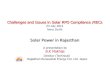 Presentation on Rajasthan Solar Power Scenario: Key Features ...