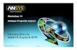 Introduction to Introduction to ANSYS Explicit STR