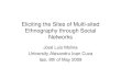 Eliciting the Sites of Multi-sited Ethnography through Social Networks