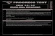 VELS 3.0 - 3.5 English: Reading Progress Test