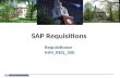 SAP Requisition Training