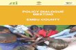 Embu Policy Dialogue Report