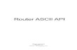 Router ASCII API