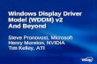 Windows Display Driver Model (WDDM) v2 And Beyond