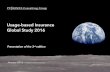 Usage-based Insurance Global Study 2016 - PTOLEMUS