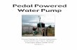 Pedal Powered Water Pump - Mayapedal
