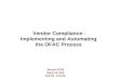Vendor Compliance - Implementing and Automating the OFAC ...