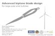 Advanced biplane blade design - wirz.seas.ucla.edu