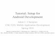 Tutorial: Setup for Android Development