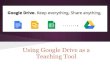 Using Google Drive as a Teaching Tool