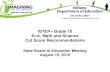 ISTEP+ Grade 10 ELA, Math and Science Cut Score ...