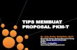 TIPS MEMBUAT PROPOSAL PKM-T