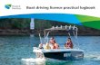 Boat driving licence practical logbook
