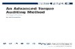 WHITE PAPER An Advanced Torque Auditing Method