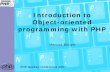 Introduction to Object-oriented programming with PHP
