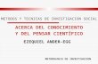 METODOS DE INVESTIGACION SOCIAL - EZEQUIEL ANDER-EGG ...