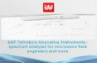 SAF Tehnika's Innovative instruments - spectrum analyzer for ...