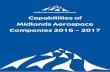 Capabilities of Midlands Aerospace Companies 2016 - 2017