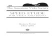 Speed Etude for Viola and Piano