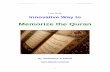 E-Book innovative Way to Memorize the Quran