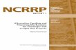 NCRRP Report 1 – Alternative Funding and Financing Mechanisms ...