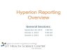 Hyperion Reporting Overview Presentation