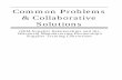 Common Problems & Collaborative Solutions