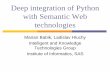 Deep integration of Python with Semantic Web technologies