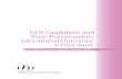 GED Candidates and Their Postsecondary Educational Outcomes: A ...