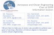 Aerospace and Ocean Engineering Class of 2013 Information Session