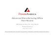 Power America - Advanced Manufacturing Office Peer Review