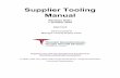 Supplier Tooling Manual