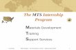 The MTS Internship Program Materials