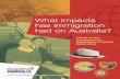What impacts has immigration had on Australia?