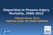 Disparities in Firearm Injury Mortality, 2000-2013