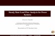 Steady State Load Flow Analysis for Power Systems