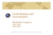 Credit Ratings and Securitization