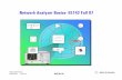 Network Analyzer Basics- EE142 Fall 07