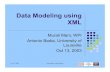 Data Modeling using XML Schemas