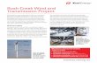 Wind and Transmission project fact sheet (pdf)