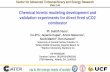 Chemical kinetic modeling development and validation experiments ...
