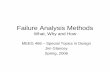 Failure Analysis Methods