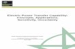 Electric power transfer capability: Concepts, applications, sensitivity ...