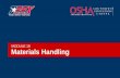 Materials Handling - OSHA