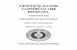 Certification Curriculum Manual, Chapter 6