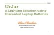 A Lighting Solution using Discarded Laptop Batteries